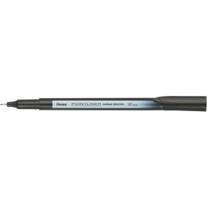 Liner "Pointliner", černá, 0,4 mm, PENTEL S40-A