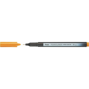 Liner "Pointliner", oranžová, 0,4 mm, PENTEL S40-F3
