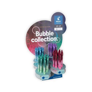 Display, cardboard, PILOT "G2 Bubble", empty