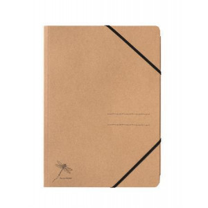 Desky s gumičkou "Pur", hnědá, kraft papír, A4, PAGNA 40067-11