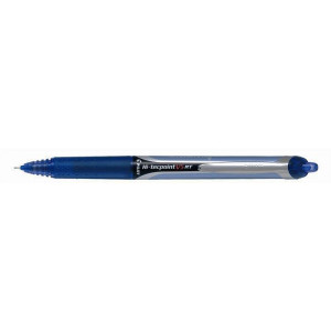 Roller "Hi-Tecpoint V5 RT", modrá, 0,25mm, jehličkový hrot, stiskací mechanismus, PILOT
