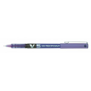 Roller s tekutým inkoustem "Hi-Tecpoint V5", fialová, 0,3 mm, PILOT