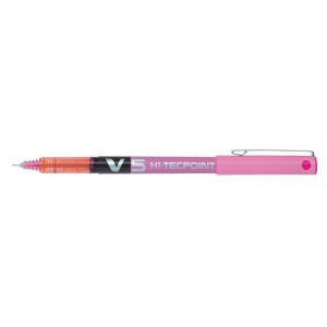 Roller s tekutým inkoustem "Hi-Tecpoint V5", růžová, 0,3 mm, PILOT