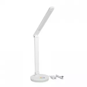 Platinet PDL400RGBW stolní LED lampa 12W stmívatelná, dotykové ovládání, USB port, bílá