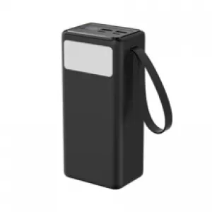 Platinet PMPB6065 Powerbanka 60000 mAh 65W Power Delivery, 2xUSB-C, 2xUSB-A, kabel USB-C 1m, černá