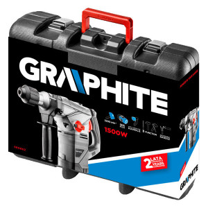 Kladivo vrtací, 58G862, elektrika (kabel), 230V, 1500W, nastavitelná rukojeť, 750ot./min, Graphite