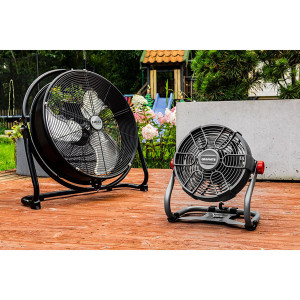 Větrák 58G080, aku, 18V, napájení ze sítě nebo baterie, Graphite