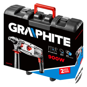 Kladivo vrtací, 58G528, elektrika (kabel), 230V, 900W, přepínatelný směr otáček, 5000ot./min, Graphite