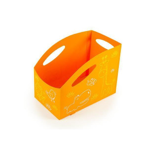 Dětský úložný box "L", velký , oranžová, PRIMOBAL