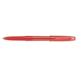 Kuličkové pero s víčkem "Super Grip G", červená, 0,22 mm, PILOT