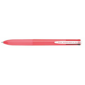 Čtyřbarevné pero "Super Grip G", růžová, PILOT BPKGG-35M-P