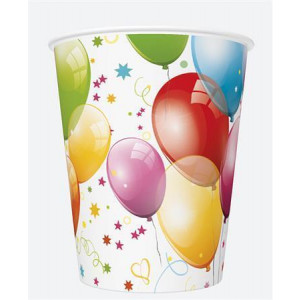 Kelímek "Balloon", papír, 2,5 dl, 6 ks