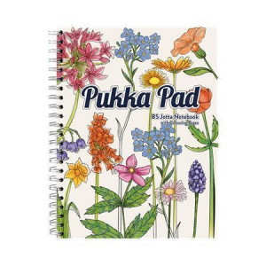 Spirálový sešit "Jotta Notebook", B5, linkovaný, 100 listů, listy k vybarvení, PUKKA PAD 2142-CLR