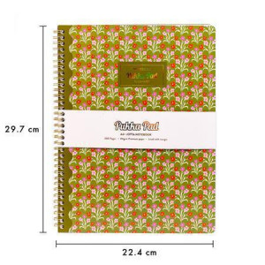 Spirálový sešit "Floral Jotta Notebook", mix barev, A4+, linkovaný, 100 listů, PUKKA 2143-FLO