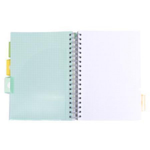 Spirálový sešit "Study Book", šedá, B5, PUKKA PAD 9824-STU