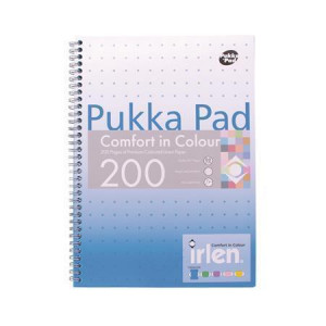Spirálový sešit "Irlen Jotta Turquoise", A4, linkovaný, 100 listů, PUKKA PAD IRLJOTA4(TURQ)