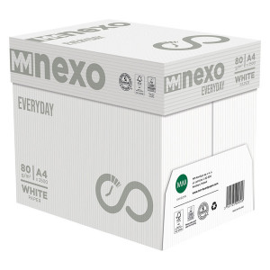 Xerografický papír MMnexo, Everyday A4, 80 g/m2, bílý, 500 listů, vhodný pro Ink+Laser, DOPRODEJ