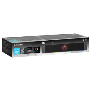 Defender Soundbar Z10, 2.0, 6W, černý, LED podsvícení