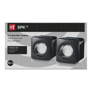 Defender reproduktory SPK-35, 2.0, 5W, černé, kompaktní velikost