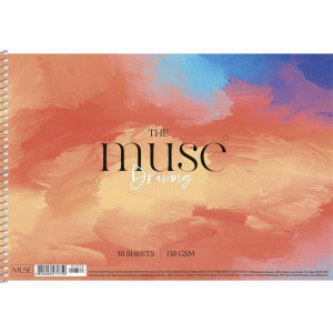 Skicák, náčrtník "Drawing Muse", A4, 30 listů, 150 g, SHKOLYARYK PB-SC-030-315