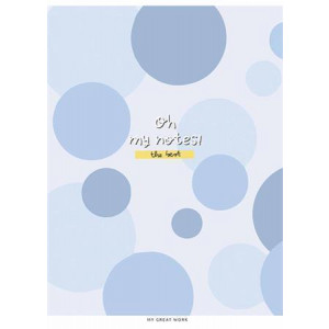 Sešit "Oh my notes", mix motivů, A5, linkovaný, 80 listů, SHKOLYARYK A5-080-5239L