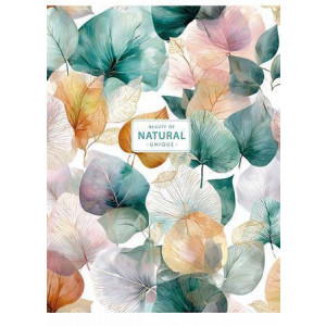 Sešit "Beauty of Natural", mix motivů, A5, čtverečkovaný, 80 listů, SHKOLYARYK A5-080-5258K