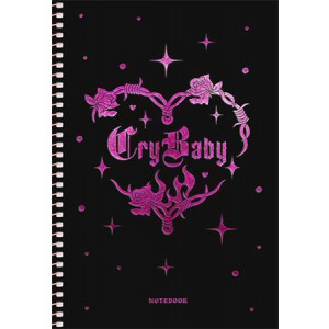 Spirálový sešit "Notebook", mix motivů, čtverečkovaný, A5, 80 listů, SHKOLYARYK A5-SC-080-6127K