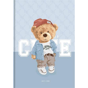 Zápisník "Cute", A4, čtverečkovaný, 80 listů, SHKOLYARYK A4-IC-080-7035K