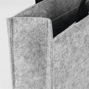 Taška na notebook "Basic", světle šedá, velikost M, 36 x 28 x 15 cm, filcová, SIGEL BA430