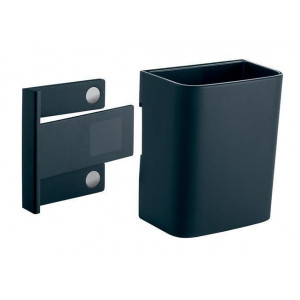 Stojánek na psací potřeby "Artverum® Clip&Organise", antracitová, na tabuli, 7,5x9,4x5,1 cm, SIGEL