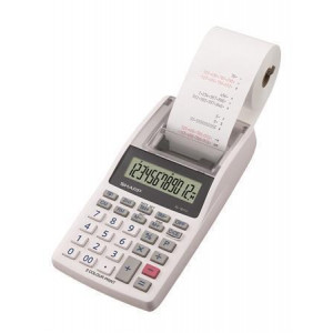 Kalkulačka "EL-1611V", s tiskem, 12 číslic, 2 barvy tisku, SHARP EL1611V
