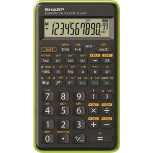 Kalkulačka vědecká "EL-501TBWHL", zlatá, 146 funkcí, SHARP