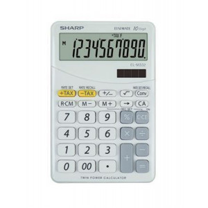 Kalkulačka stolní, "EL-M332" 10 místný displej, SHARP