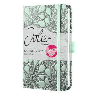 Diář "Jolie", Enchanted Nature, A6, týdenní, 2026, tvrdé desky, SIGEL J6360