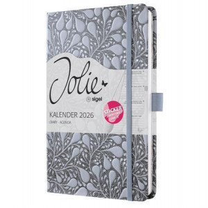 Diář "Jolie", Enchanted Sky, A5, týdenní, 2026, tvrdé desky, SIGEL J6361