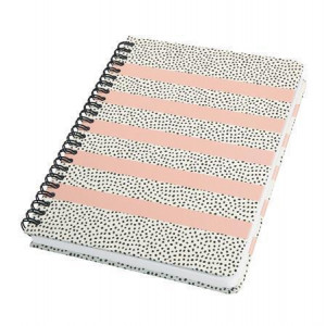 Spirálový sešit "Jolie", Sweet Dots, A5, tečkovaný, 60 listů, tvrdé desky, SIGEL JN600