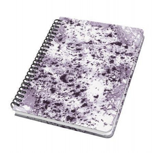 Spirálový sešit "Jolie" Violet Marble, A5, tečkovaný, 60 listů, tvrdé desky, SIGEL JN606