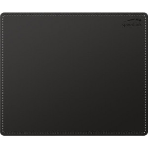 Podložka pod myš "Notary Soft Touch", černá, koženková, pevná, SPEEDLINK SL-6243-LBK