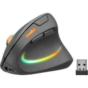 Myš "Piava Pro", černá, bezdrátová, optická, USB, SPEEDLINK SL-630026-BK