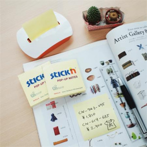 Zásobník na samolepící bločky "Z", bílá, STICK N 21368
