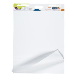 Samolepicí flipchartový papír, bílá, 76,2 x 63,5 cm, 2x 30 listů, STICK N 21509