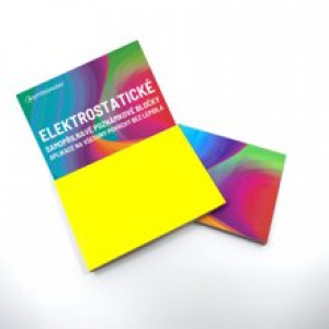Poznámkové bločky elektrostatické Symbionotes 190x100 mm žluté