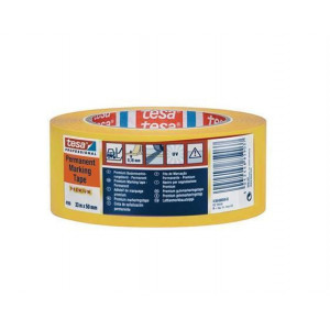 Značkovací páska na podlahy "Professional Premium 4169", žlutá, 50 mm x 33 m, TESA 04169-00058-94