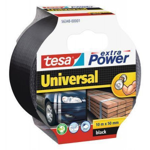 Textilní páska "extra Power 56348", černá, 50 mm x 10 m, univerzální, TESA