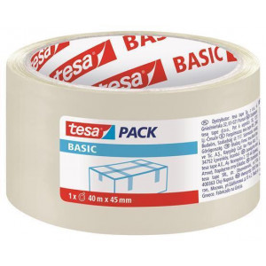 Balicí páska "tesapack Basic", transparentní, 45 mm x 40 m, TESA 585740000000