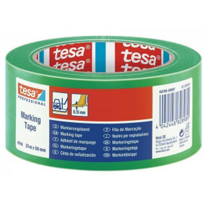 Vyznačovací páska na podlahy "Professional 60760", zelená, 50 mm x 33 m, TESA