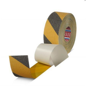 Protiskluzová bezpečnostní páska "Anti-Slip 60951", černá-žlutá, 50 mm x 15 m, TESA