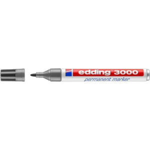Permanentní popisovač "3000", šedá, 1,5-3 mm, kuželový hrot, EDDING 7580228000
