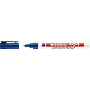 Permanentní popisovač "404", modrá, kuželový hrot, 0,75 mm, EDDING