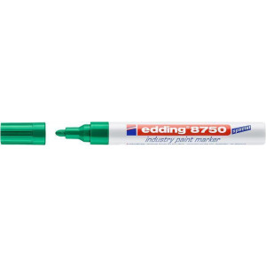 Lakový popisovač "8750", zelená, 2-4 mm, průmyslový, EDDING 7580197003